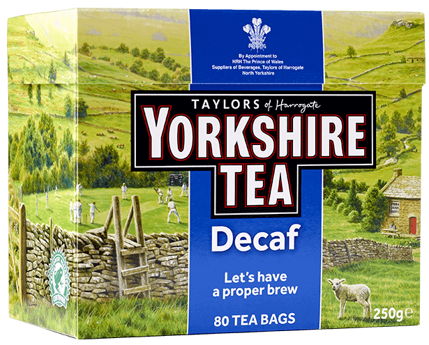Tea Gold Decaf Hard Water Yorkshire Tea
