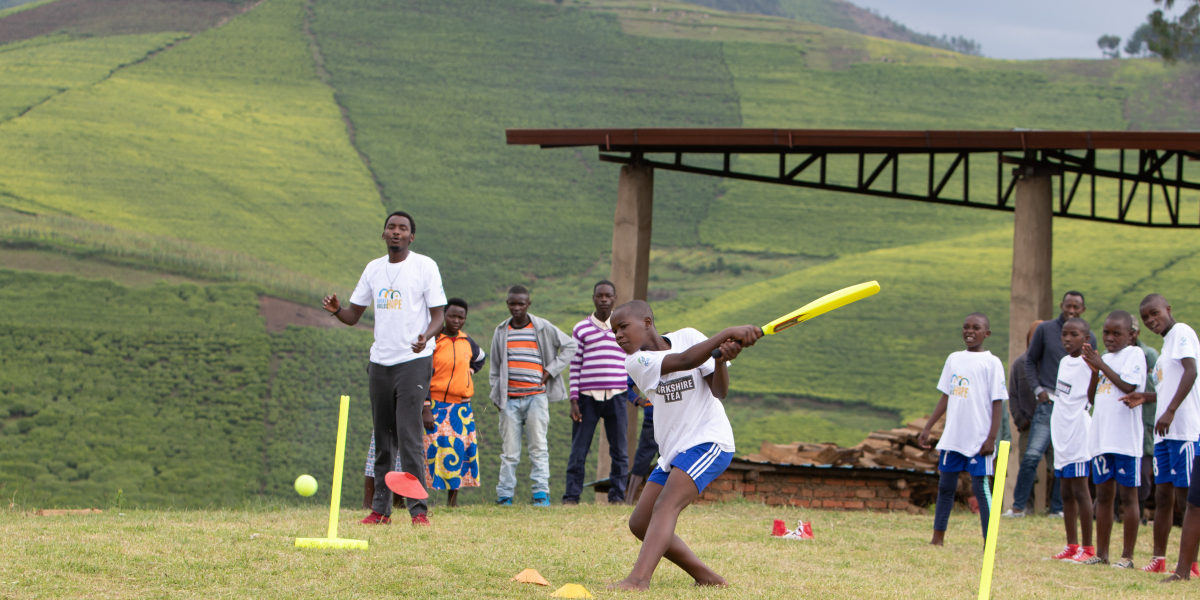 Our grassroots cricket project in Rwanda